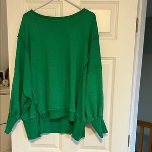 Green We The Free Camden Sweatshirt free people